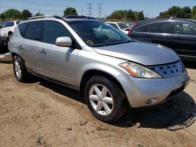 JN8AZ08T23W111387 - 2003 NISSAN MURANO SL SILVER photo 4