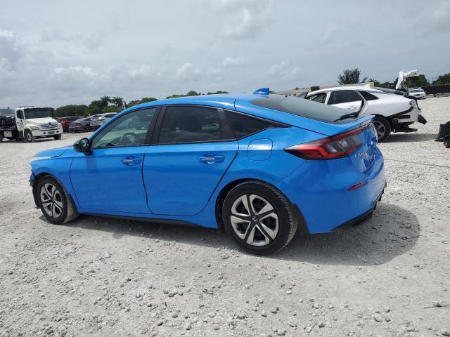 19XFL2H87NE005282 - 2022 HONDA CIVIC SPORT BLUE photo 2