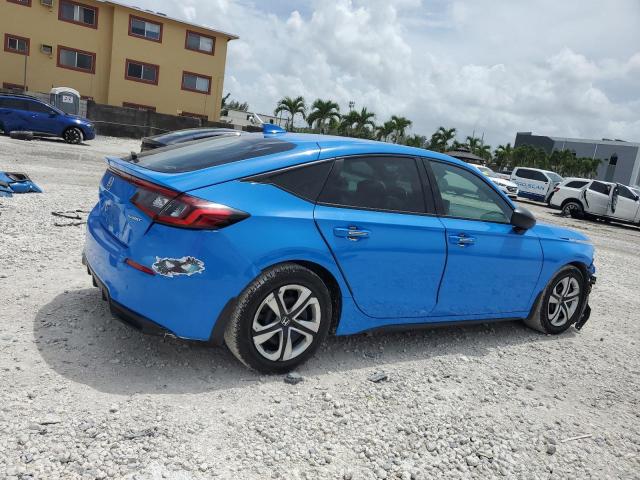 19XFL2H87NE005282 - 2022 HONDA CIVIC SPORT BLUE photo 3