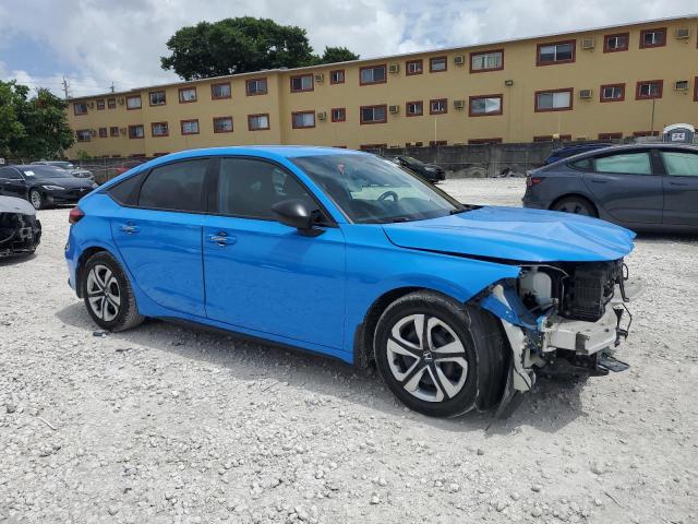 19XFL2H87NE005282 - 2022 HONDA CIVIC SPORT BLUE photo 4