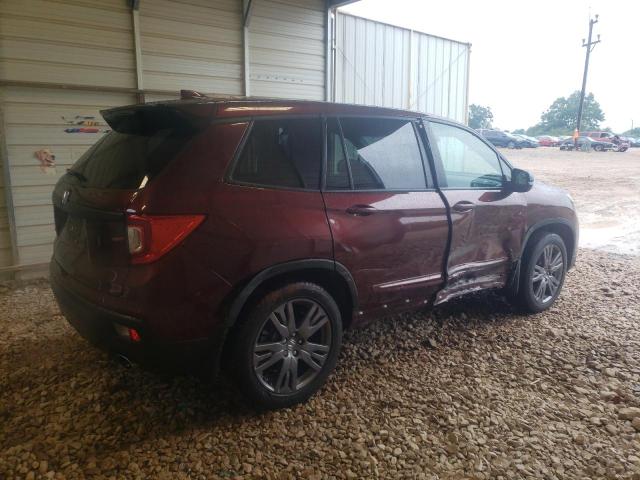 5FNYF7H59KB006216 - 2019 HONDA PASSPORT EXL RED photo 3