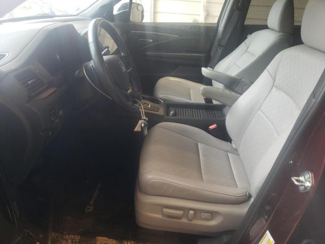 5FNYF7H59KB006216 - 2019 HONDA PASSPORT EXL RED photo 7