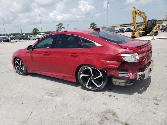 1HGCV1F30MA032017 - 2021 HONDA ACCORD SPORT RED photo 2