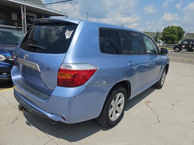 JTEES41AX82079686 - 2008 TOYOTA HIGHLANDER BLUE photo 4