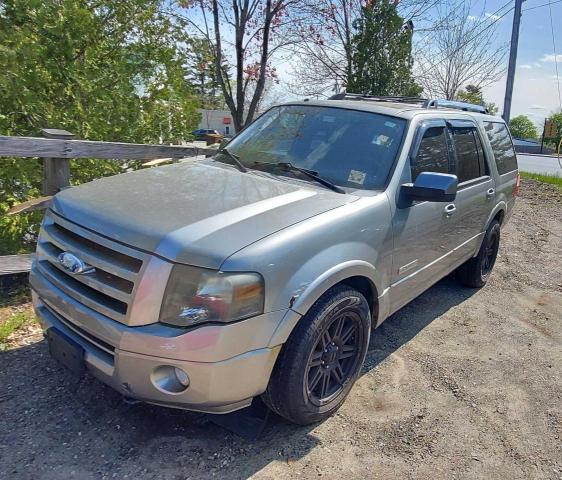 1FMFU20528LA79151 - 2008 FORD EXPEDITION LIMITED GRAY photo 2