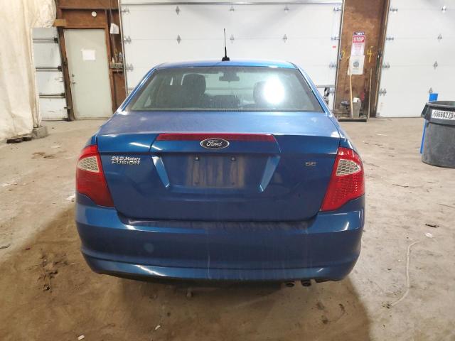 3FAHP0HA0BR213812 - 2011 FORD FUSION SE BLUE photo 6