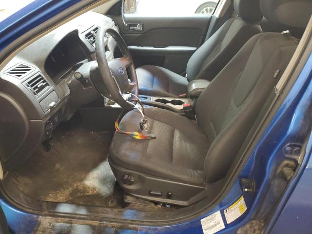 3FAHP0HA0BR213812 - 2011 FORD FUSION SE BLUE photo 7