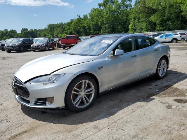 5YJSA1S17EFP66205 - 2014 TESLA MODEL S SILVER photo 1