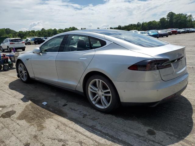 5YJSA1S17EFP66205 - 2014 TESLA MODEL S SILVER photo 2