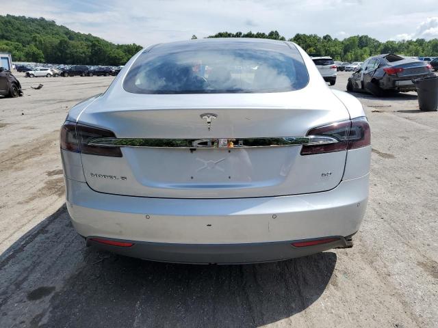 5YJSA1S17EFP66205 - 2014 TESLA MODEL S SILVER photo 6