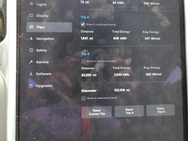 5YJSA1S17EFP66205 - 2014 TESLA MODEL S SILVER photo 9