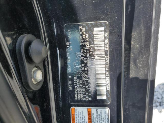 JF1ZNAA17D2732759 - 2013 TOYOTA SCION FR-S შავი ფოტო 12