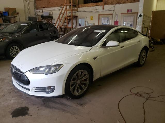 5YJSA1H18EFP57259 - 2014 TESLA MODEL S Ağ foto 1