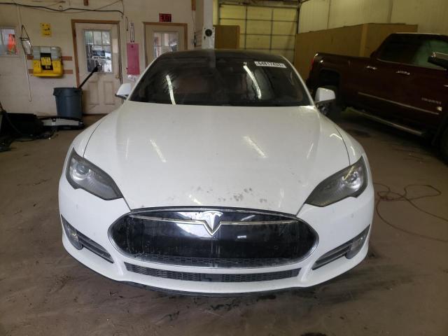 5YJSA1H18EFP57259 - 2014 TESLA MODEL S Ağ foto 5