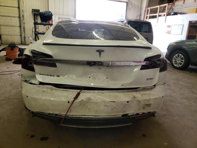 5YJSA1H18EFP57259 - 2014 TESLA MODEL S Ağ foto 6