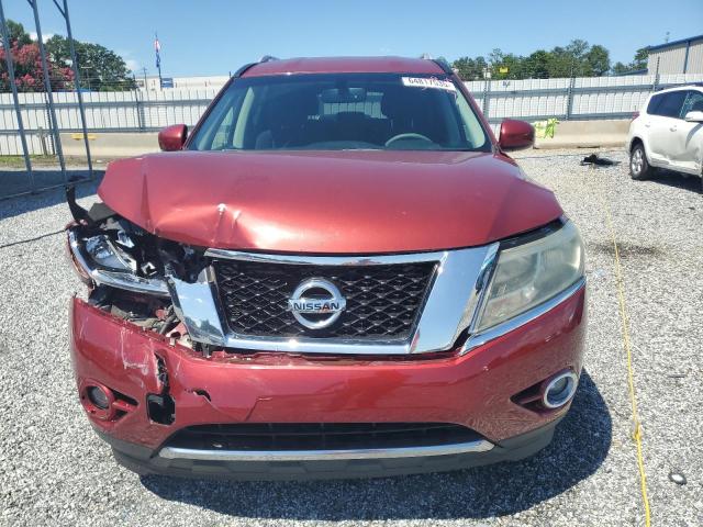 5N1AR2MN6FC638851 - 2015 NISSAN PATHFINDER S 栗色 照片 5