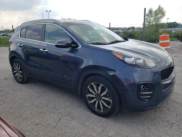 KNDPN3AC1H7062536 - 2017 KIA SPORTAGE EX BLUE photo 4