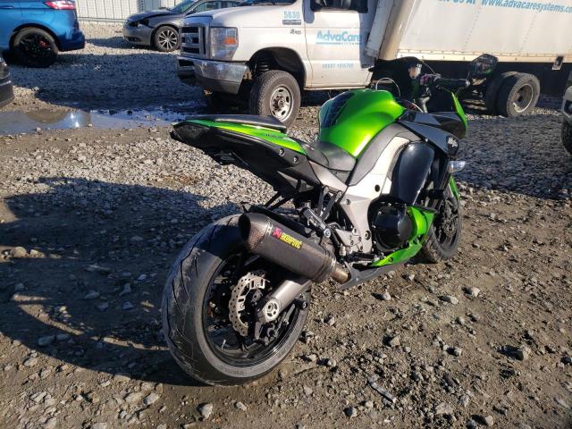 JKAZXCG18CA015664 - 2012 KAWASAKI ZX1000 G GREEN photo 4