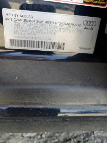 WAUKEAFM1DA009376 - 2013 AUDI A3 PREMIUM PLUS BLUE photo 12