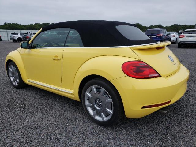 3VW5P7AT2EM803185 - 2014 VOLKSWAGEN BEETLE YELLOW photo 2