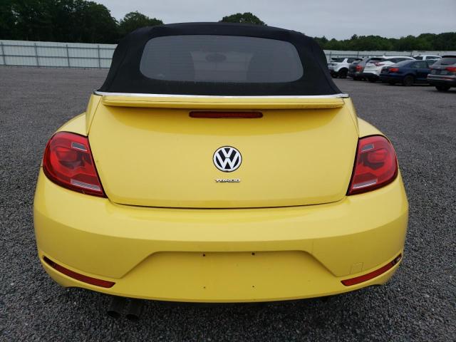 3VW5P7AT2EM803185 - 2014 VOLKSWAGEN BEETLE YELLOW photo 6