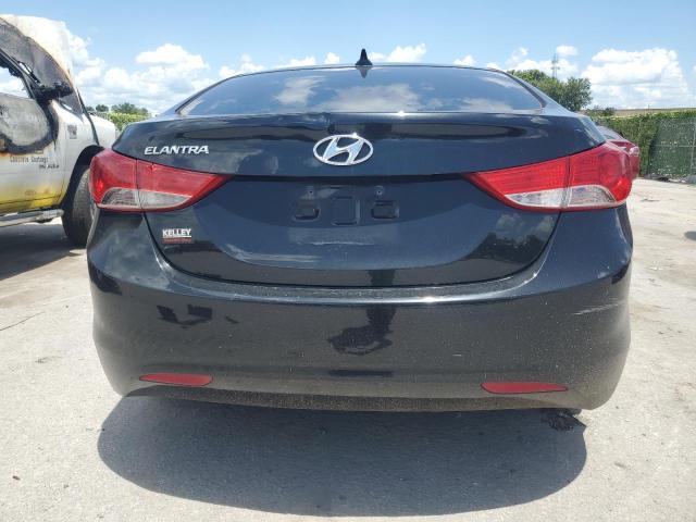 5NPDH4AEXDH372367 - 2013 HYUNDAI ELANTRA GLS BLACK photo 6