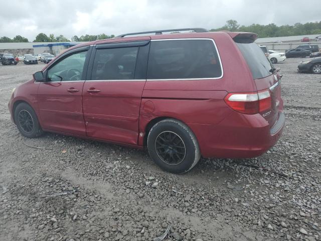 5FNRL38816B088724 - 2006 HONDA ODYSSEY TOURING RED photo 2