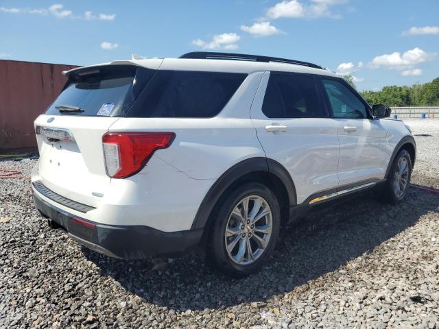 1FMSK7DH2LGC49581 - 2020 FORD EXPLORER XLT WHITE photo 3