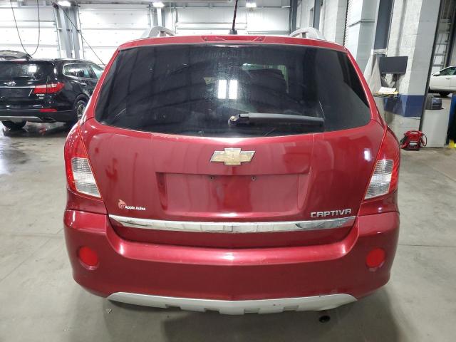 3GNAL3EK7ES612713 - 2014 CHEVROLET CAPTIVA LT RED photo 6