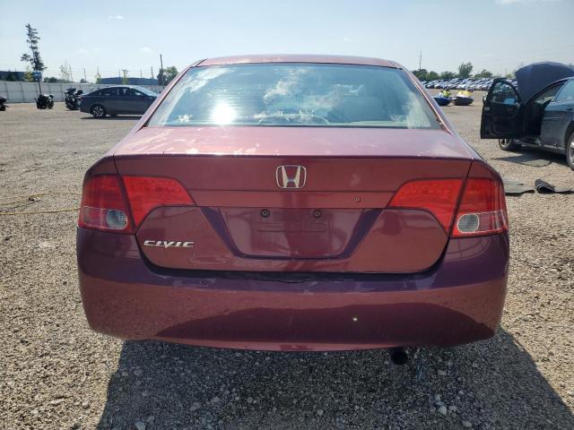 1HGFA16578L021813 - 2008 HONDA CIVIC LX 栗色 照片 6