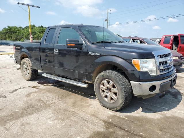 1FTEX1EM8EFA22190 - 2014 FORD F150 SUPER CAB BLACK photo 4