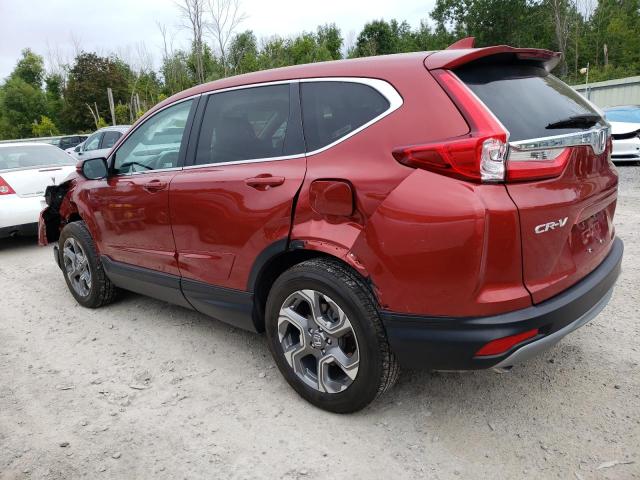 2HKRW2H83KH639068 - 2019 HONDA CR-V EXL RED photo 2