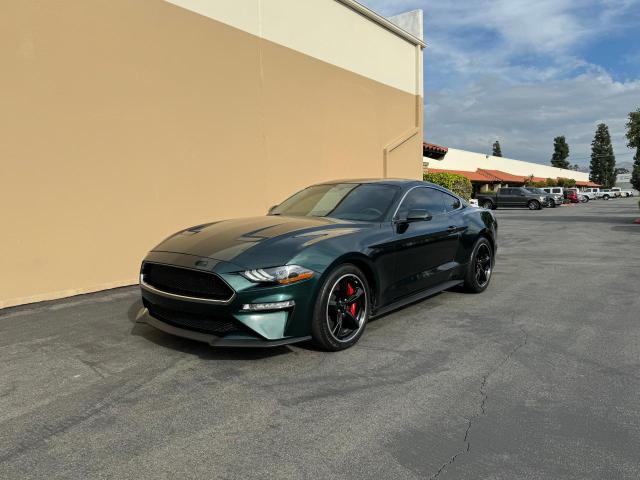 1FA6P8K03K5502787 - 2019 FORD MUSTANG BULLITT GREEN photo 2