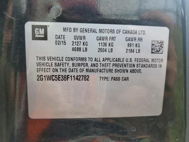 2G1WC5E38F1142782 - 2015 CHEVROLET IMPALA LIM LTZ BLACK photo 13