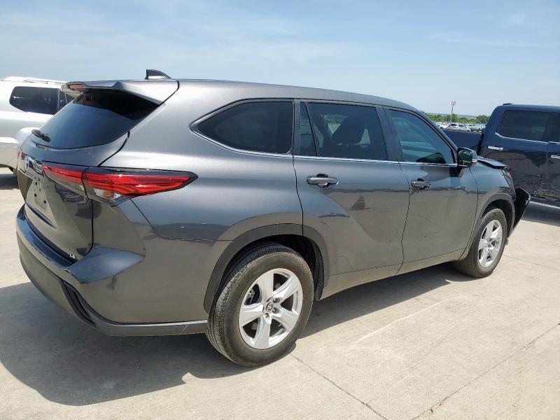 5TDKDRAH0PS515710 - 2023 TOYOTA HIGHLANDER L Մոխրագույն լուսանկար 3
