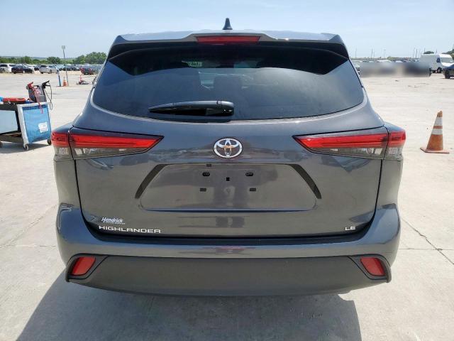5TDKDRAH0PS515710 - 2023 TOYOTA HIGHLANDER L Մոխրագույն լուսանկար 6