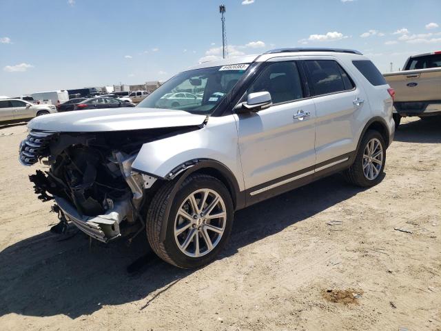 1FM5K8F8XGGA76074 - 2016 FORD EXPLORER LIMITED SILVER photo 1