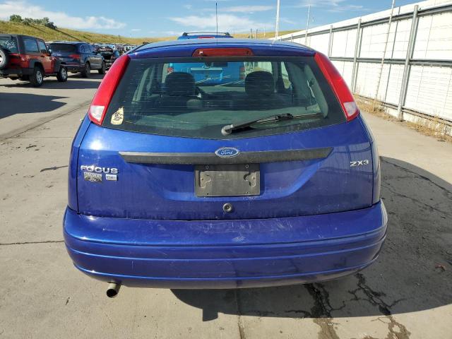 3FAFP31N85R134270 - 2005 FORD FOCUS ZX3 BLUE photo 6