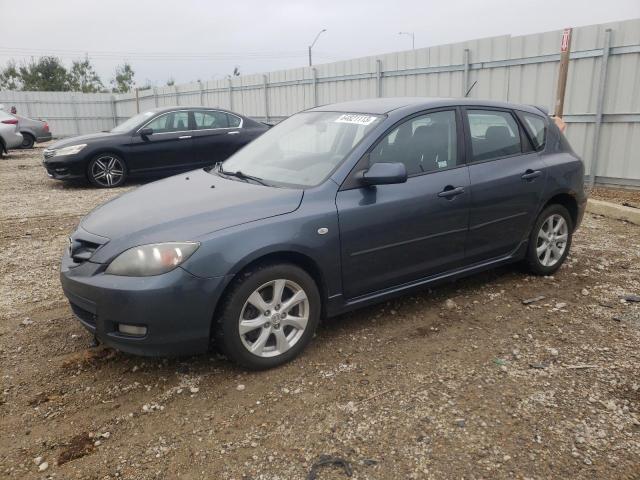 JM1BK343681157238 - 2008 MAZDA 3 HATCHBACK GRAY photo 1