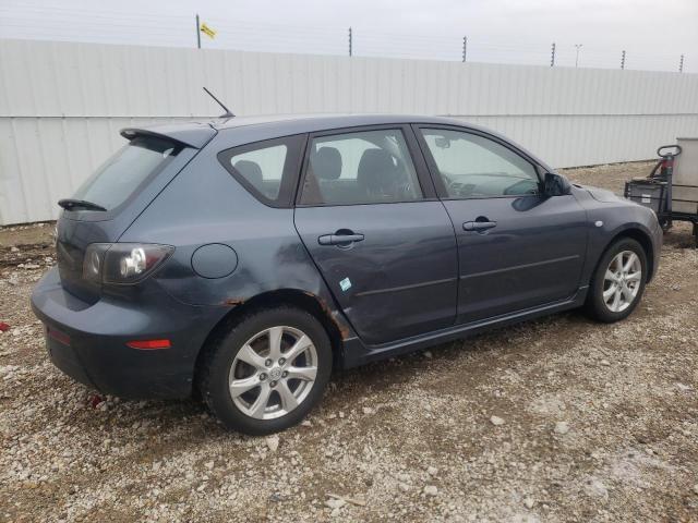 JM1BK343681157238 - 2008 MAZDA 3 HATCHBACK GRAY photo 3