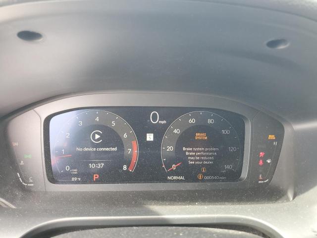 3HDSA2H70SM701591 - 2025 ACURA ADX A-SPEC ADVANCE WHITE photo 9