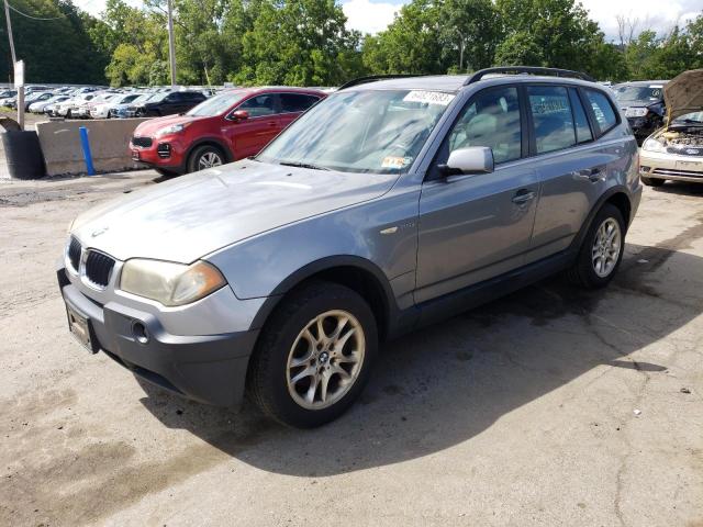 WBXPA73494WB22478 - 2004 BMW X3 2.5I SILVER photo 1