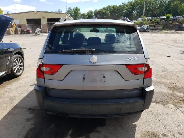 WBXPA73494WB22478 - 2004 BMW X3 2.5I SILVER photo 6