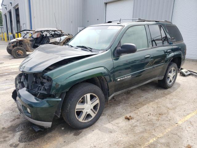 1GNDT13S342158913 - 2004 CHEVROLET TRAILBLAZE LS GREEN photo 1