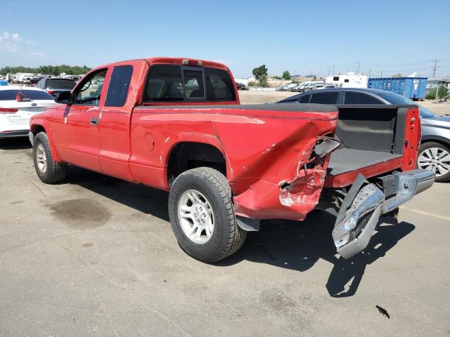 1D7HL42N53S155281 - 2003 DODGE DAKOTA SLT RED photo 2