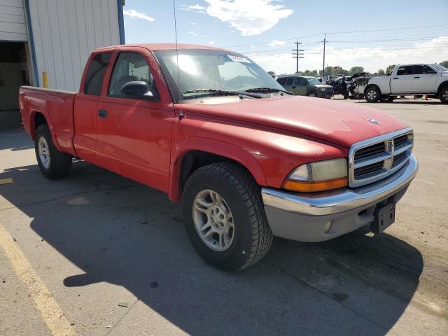 1D7HL42N53S155281 - 2003 DODGE DAKOTA SLT RED photo 4