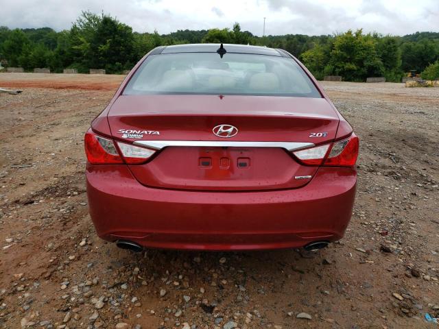 5NPEC4AB1DH638545 - 2013 HYUNDAI SONATA SE RED photo 6