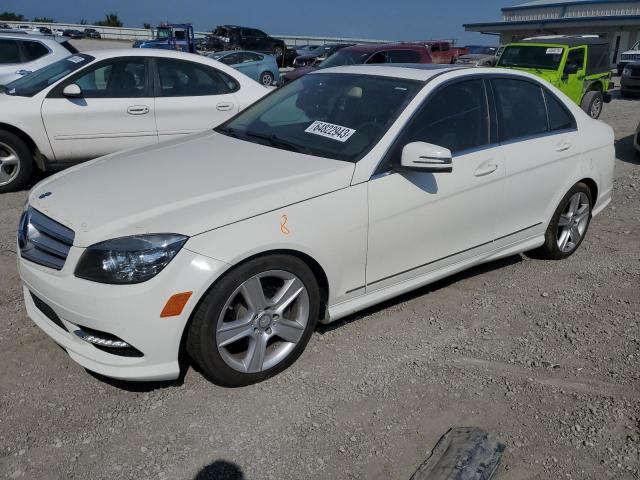 WDDGF8BBXBR142547 - 2011 MERCEDES-BENZ C 300 4MATIC WHITE photo 1