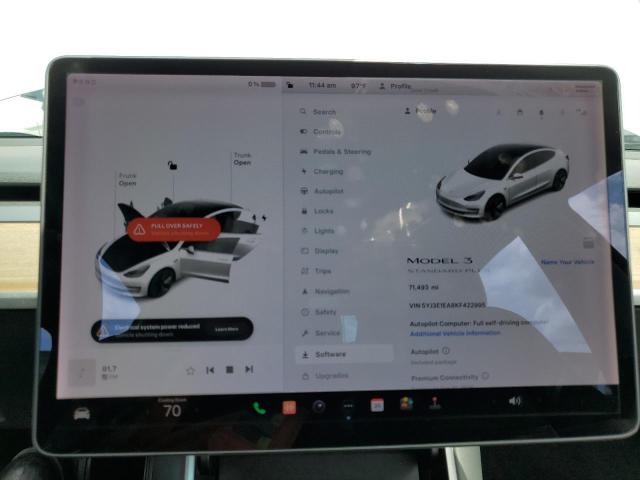 5YJ3E1EA8KF422995 - 2019 TESLA MODEL 3 Սպիտակ լուսանկար 9