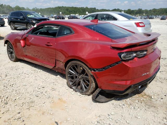 1G1FK1R69K0110221 - 2019 CHEVROLET CAMARO ZL1 BURGUNDY photo 2